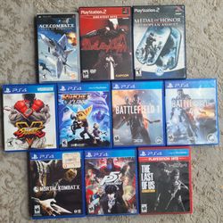 🔥 10 PlayStation PS4 PS2 PSP Video Games Persona 5 Battlefield Mortal Kombat Last of Us Ratchet Clank Street Fighter Devil May Cry 👀

Condition: Pre