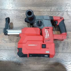 Used Milwaukee SDS Hammer Drill + HEPA Vacuum NO BATTERY