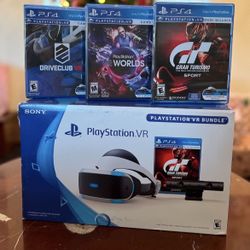 PlayStation VR Bundle With 3 Games - As Close To NEW as you will find without buying new! Pick Up In SLW/Torino Area