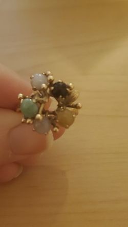 14k Gold Gemstone Ring