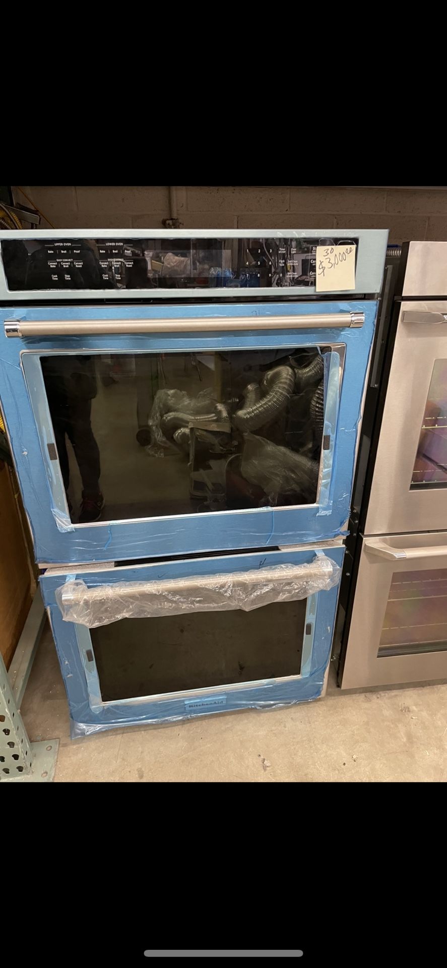 Double Oven Convection Kitchenaid 30β