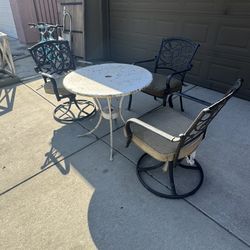 Beautiful Iron Patio Set
