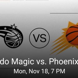 Orlando Magic Vs PHOENIX SUNS 