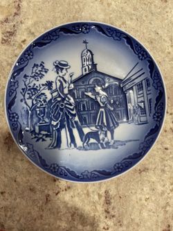 Royal Copenhagen Plate ,,Turn Of The Century Boston ‘’ Mother’s Day c.1992