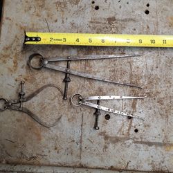 Union Tool Co.  Machinist  Deviders And Outside Calipers 