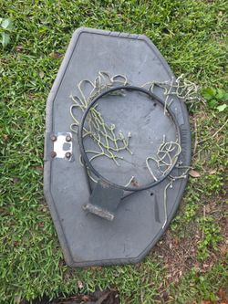 Back board and hoop