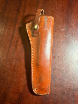 Vintage Roy's Leather Larger revolver .44 magnum 7.5" 082 leather holster RH
