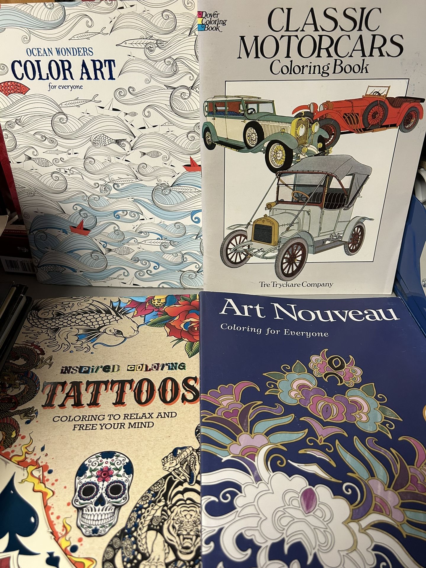 New Lot Of 11 Adult Coloring Books