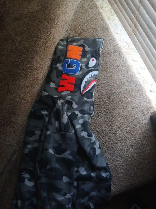 Bape Jacket Grey ,L