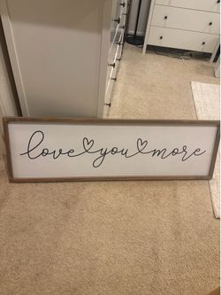 Wall Decor Sign $5