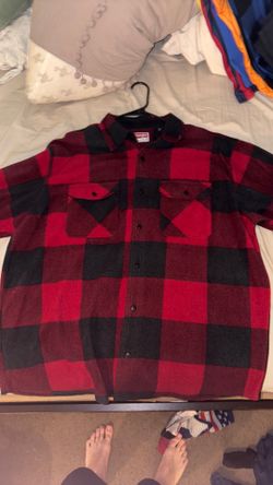Levi’s flannel- red and black