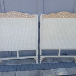 Pier One Imports twin wicker headboards