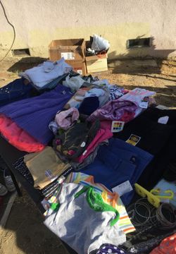 Yard sell everything really cheap selling new things for low price