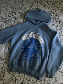 Baby blue spider hoodie