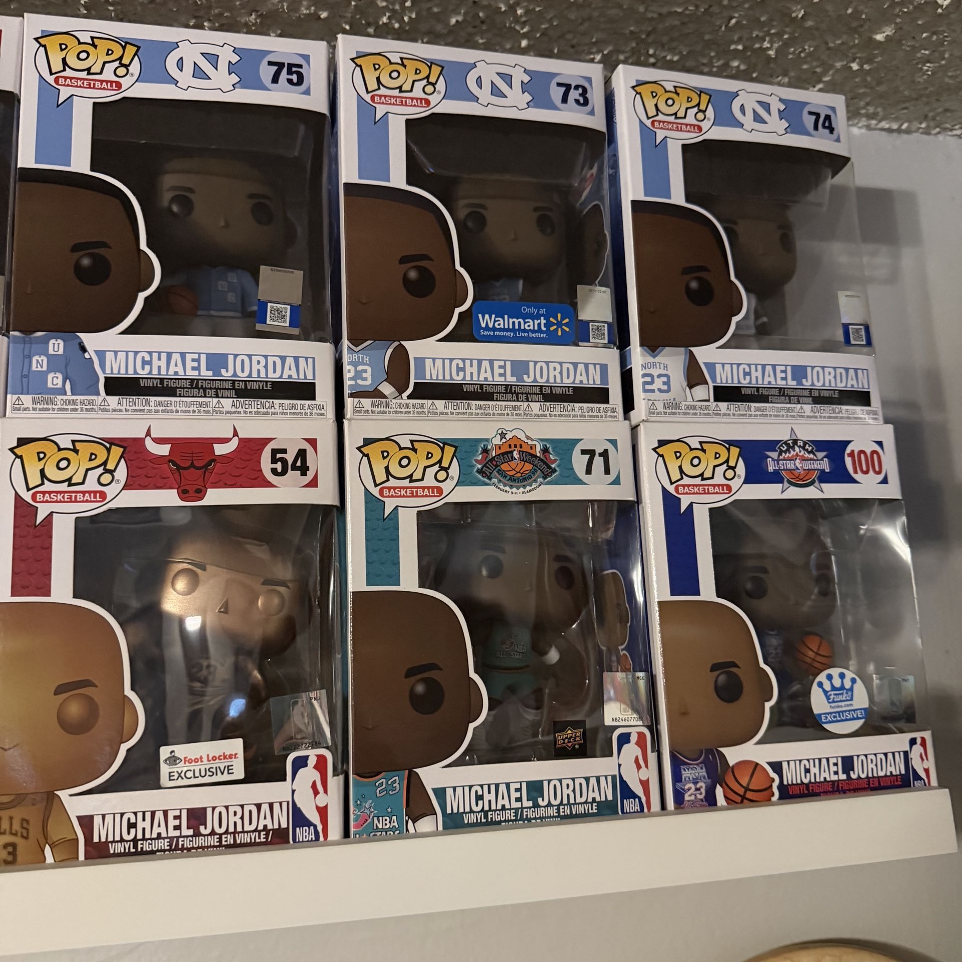 Michael Jordan Funko Pop Collection Lot Brand New