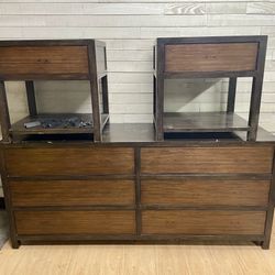 Crate & Barrel Dresser And Nightstand Set