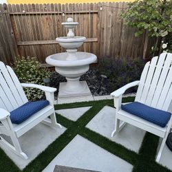 World Market Outdoor White Rocking Chairs