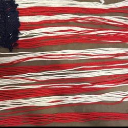 Handmade Macrame Flag 