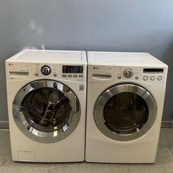 Front Load Washer And Dryer Electric Like New Condition Works Perfectly Very Clean 