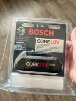 BOSCH CORE 18V 4.0 BATTERY NEW, SEALED PACKAGE. DRILL BATTERY