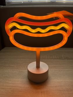New Neon Hot Dog Light (Batteries Not Included) $5