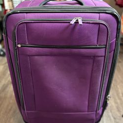27” Samsonite Purple Suitcase 