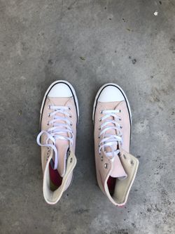 Pink Converse high tops Size 11.5