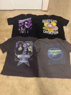 WWE Graphic T-Shirts Lot of 4