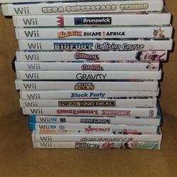 Wii Ganes Lot