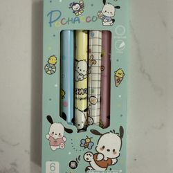 Pochacco - Pen pack 6PC  (licensed) 