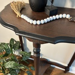 Solid Oak Accent Table