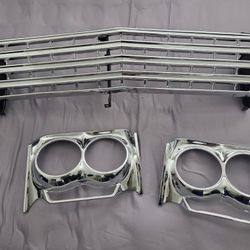 62 Impala Original Grill And Headlight Bezels 