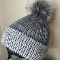 Unisex Reversible Adult Hand Knit Beanie