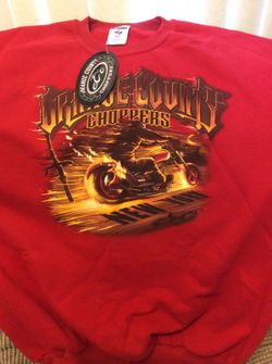 NEW ORANGE COUNTY CHOPPERS PULL OVER SWEATSHIRT SIZE XL