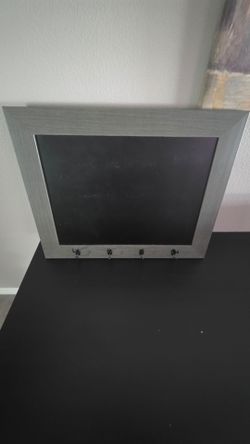 Hanging Chalkboard with Hooks