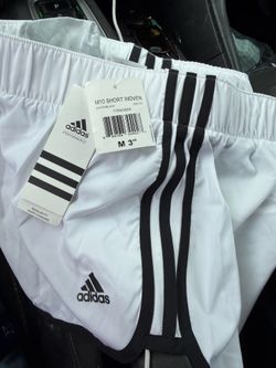 NEW Adidas Women’s 3” Running Shorts White/Black Size Medium
