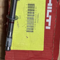 Surplus Hilti 5/8 X 6 Concrete Wedge Anchors ( Tons In Stock !!!)  