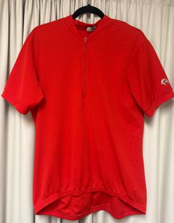 Red Short Sleeve Cycling Jersey