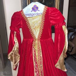 Girls Mediaeval Dress, Size 4
