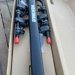 Yakima DoubleDown 4 hitch-mounted bike rack. 