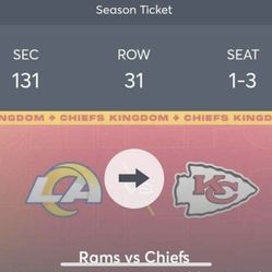 Chiefs Tickets 