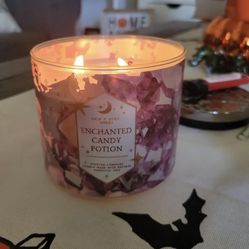 Halloween Limited Edition! BATH & BODY WORKS💕🔮🌙ENCHANTED CANDY POTION🌙🔮💕3-wick Candle  