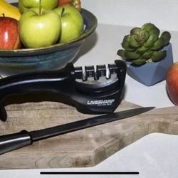 Premium 3 Stage Knife Sharpener - Straight and Ceramic - by LiveSharp $15 OBO