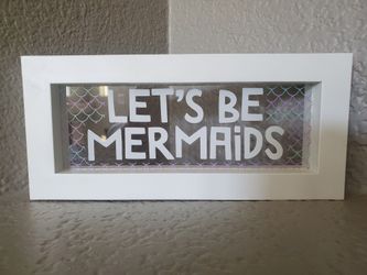 Light Up Mermaid Sign