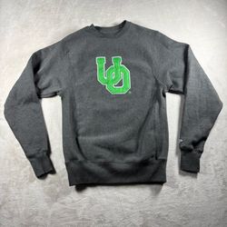 Y2K Oregon Ducks Champion Reverse Weave Style Men’s S Gray Crewneck #961