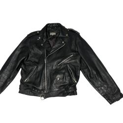 Wilson Leather Jacket XXL Ramones Motorcycle Rockabilly