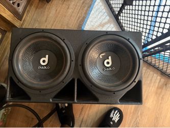 Diablo 2 12s. Speakers in box only