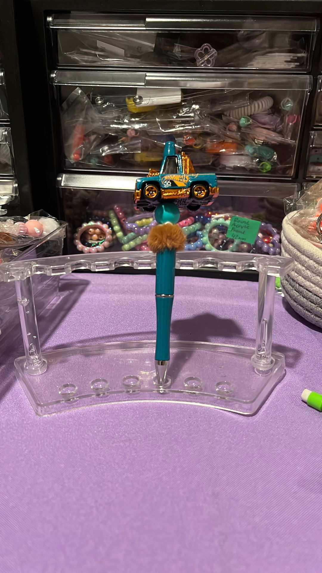Hot Wheel Beaded Pen