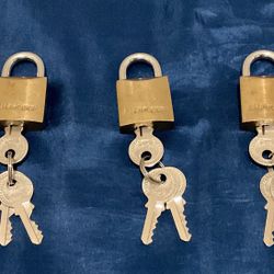Small Hardened Brass Padlocks - FH Prager