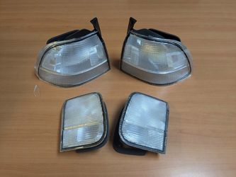 96-98 Honda Civic Sedan Clear Tail Lights
